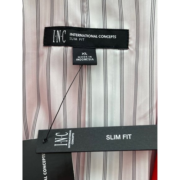 INC International Concepts Womens Blazer Jacket Scarlet NWT XL - Picture 4 of 5